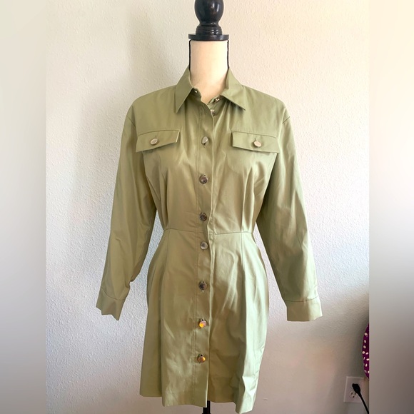 ▪️NWT Sandro Short Cotton Safari-style Dress - Picture 5 of 8